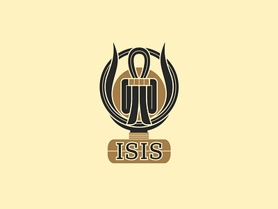 Isis - 126/365 ankh badge branding crest deity god goddess mythological mythology symbol tyet