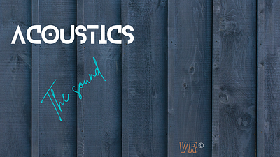 Acoustics design logo