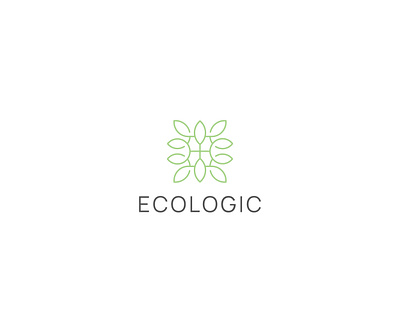 Linear Eco Leafs Logo sign. (For Sale) abstract clean design eco ecology floral green icon leaf linear logo logotype minimalistic modern nature ornament product sign simple vector