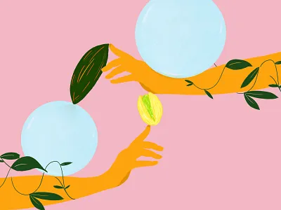 Balance art direction brand branding chocolate design food illustration graphicdesign identity illustration logo vegan vegan food veganism