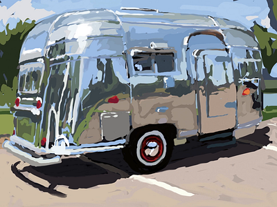 airstreams studies set in mp4 format ae painting photoshop study