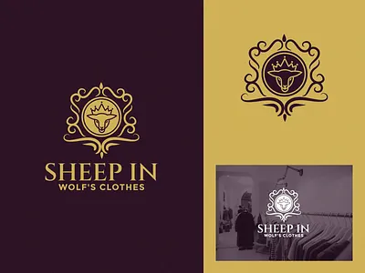Sheep luxury logo design (luxury shop logo) business logo business logo maker design flat logo logo design logotype luxury brand luxury branding luxury design luxury logo luxury shop minimal minimalist logo modern design modern logo modern logo 2020 modern logo for business simple