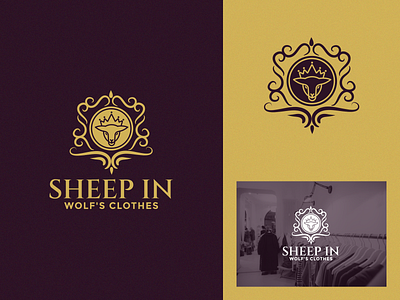 Sheep luxury logo design (luxury shop logo) business logo business logo maker design flat logo logo design logotype luxury brand luxury branding luxury design luxury logo luxury shop minimal minimalist logo modern design modern logo modern logo 2020 modern logo for business simple
