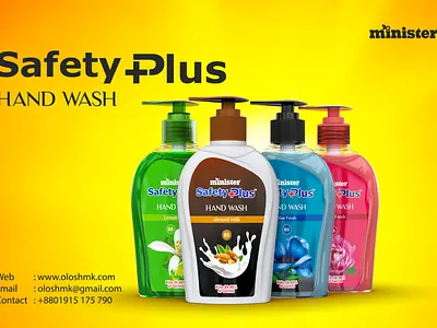 Village House Final bottle design hand wash minister safety plus safety plus wash
