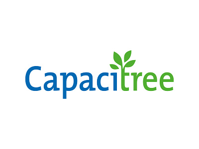 Capacitree branding design flat illustrator logo minimal vector visual identity