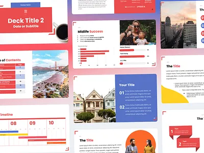 Corporate Identity Redesign - Deck Collateral branding design