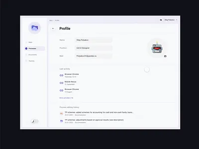 Choose avatar animation dark mode figma interaction interface profile protopie prototype purple robots ui uiux ux web web design website