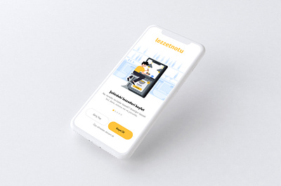 Lezzetnotu app design illustration mobile onboarding onboarding ui ui ux vector website