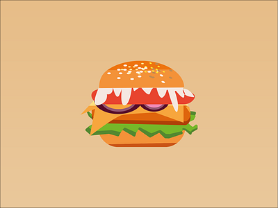 Would you like a delicious burger? burger dailyui design illustration ui ux vector