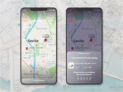 Location tracker - DailyUI020 app daily ui dailyui dailyui020 design figma glassmorphism ios location location app location tracker map map ui tracker ui ui design ux ux design