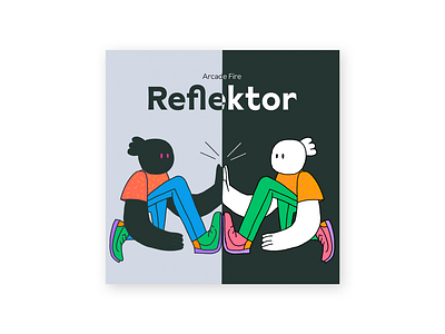 Arcade Fire - Reflektor arcadefire baggie character character design color colors design illustration ipad music procreate reflektor thecamiloes