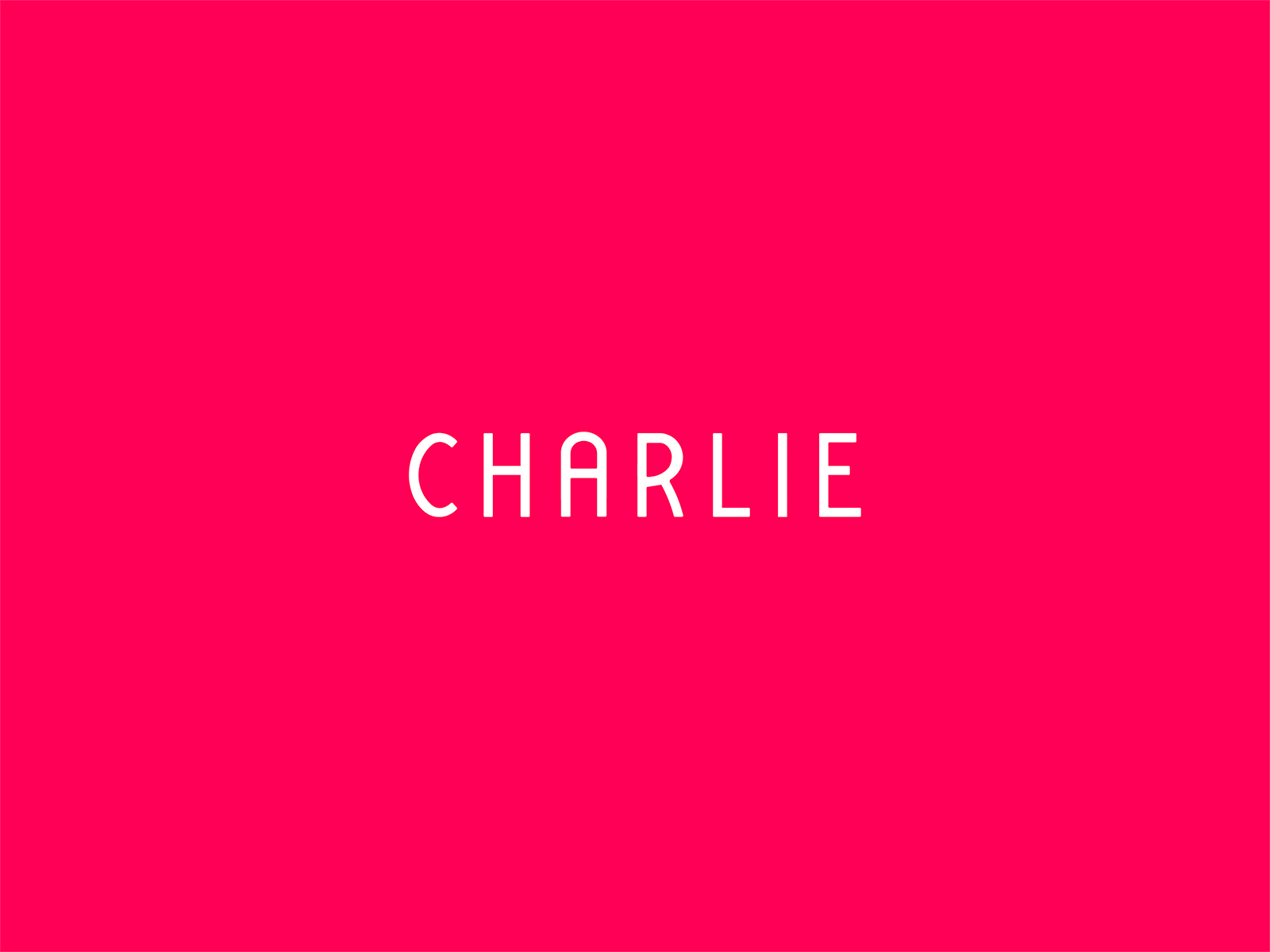 Charlie Typeface alphabet antique brand branding custom type fun handmadefont lettering letters logotype pink playful font retro retro font type type design vintage whimsical