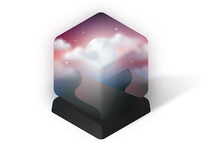 Dreams in a box 3d application artwork design dreams icon illustration illustrator vector