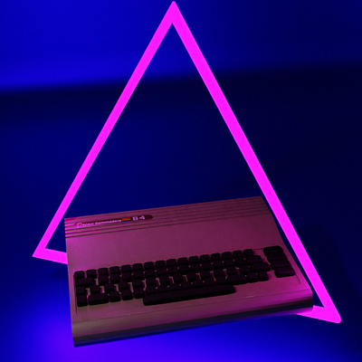 C64 3d art 80s ambient b3d blender3d computers design videogames
