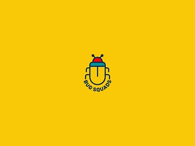 Bug Squads Logo branding design icon identity illustration logo vector