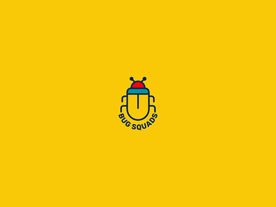 Bug Squads Logo branding design icon identity illustration logo vector