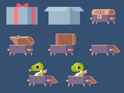 Rosie The Dragon cartoon character characterdesign chest dragon illustration illustrator vector