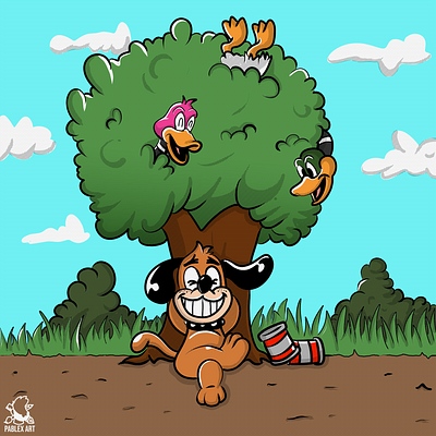 Duck Hunt 2d art animation cartoon clip studio paint fanart grapicdesign love nintendo