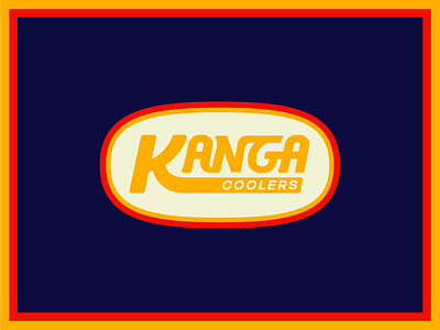 Kanga - Gas Station badge beer branding coolers gas station lettering type typedesign typography vintage