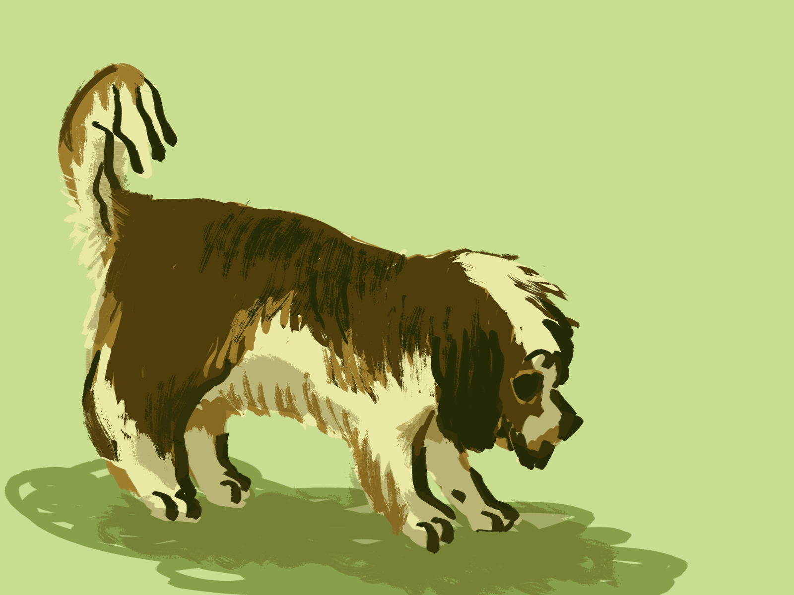 Earth Dog animated gif dog editorial editorial illustration illustration looping animation