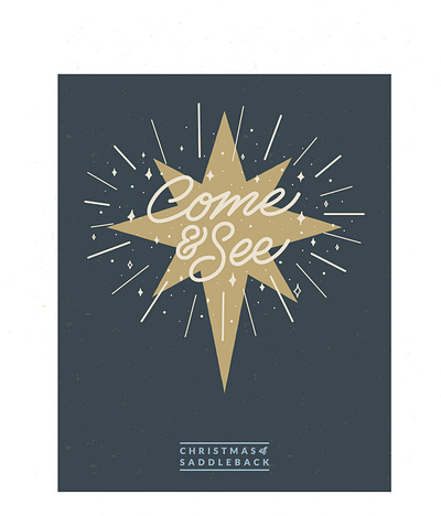 Come & See Christmas at Saddleback christmas church star