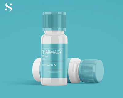 Medicine Bottle Label graphicdesign label design product design products label design vector