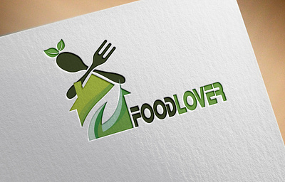 FOODLOVER creative custom design flatminimalist logo logodesign minimal minimalist modern vactor