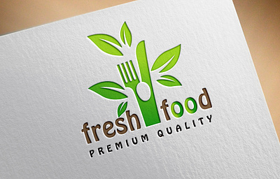 FRESH FOOD creative custom flat flatminimalist logo logodesign logotype minimal minimalist modern vactor