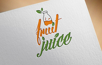 fruit juice creative custom flat flatminimalist logo logodesign minimal minimalist modern vactor