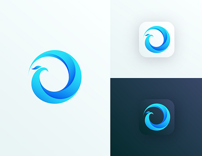 Logo Design branding design graphic icon logo phoenix