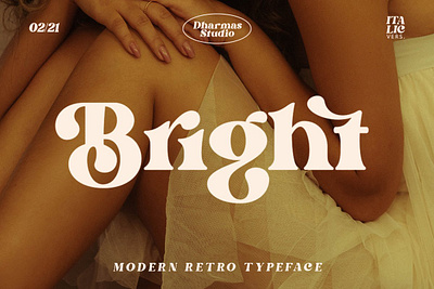 Bright - Modern Retro Typeface branding classic font design display font elegant font font font design fonts graphic design lettering logo font logo fonts modern font retro font typeface typeface design typefaces typography vintage font vintage lettering