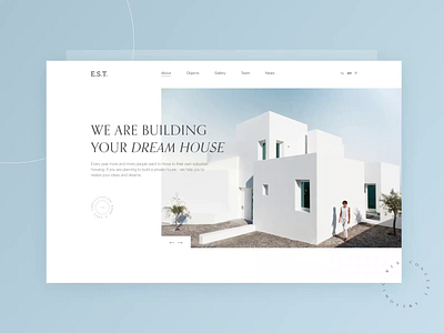 Web Design Concept — Construction Company building clean ui dailyui design minimal ui ui ux ui ux design ui design ui designer uiux ux web web concept web design web designer webdesign website website concept website design