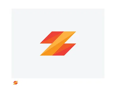 Z colorful logo flat lettering minimal modern z letter z letter logo