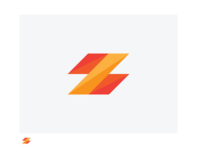 Z colorful logo flat lettering minimal modern z letter z letter logo