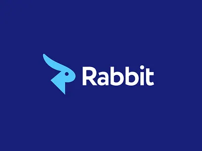 Rabbit Logo Design - Animal Symbol animal animal logo animals brand branding bunny creative design hare icon letter r logo logodesign logotype loog lgoo lgo mascot nature r rabbit symbol