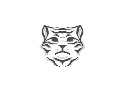 serious cat face animal animal art awesome black white cat cat head cat lover clean face faces ideas illustration inspiration meme pet pets product serious simple striped lines