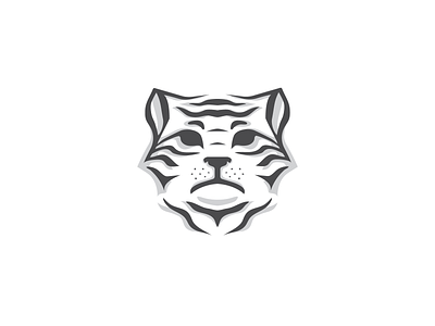 serious cat face animal animal art awesome black white cat cat head cat lover clean face faces ideas illustration inspiration meme pet pets product serious simple striped lines