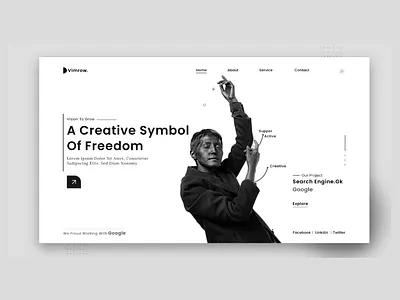 creative digital agency 2021 trend adobe xd agency clean creative creative design design design system dribbble best shot landing page minimal minimalist popular popular design ui ui uix web design website