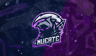 Esports logo "Muerte" artwork clan death design esports esports logo graphic designer illustration logo logo design logotype macsot mascotlogo vector