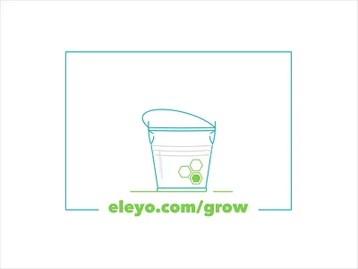 Eleyo plant animation design eco flat flower gif graphic greenery illustration natural nature plants outline plant simple success successful vegan