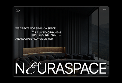 NeuraSpace Website architecture branding company decor design furniture home home page interior interior design landing page modern ui ux web design website website design