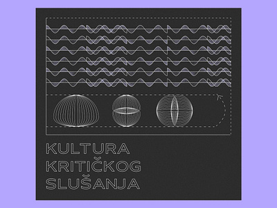 Kultura kritičkog slušanja colors design illustration illustration digital typography