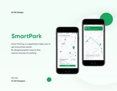 SmartPark App | Parking App for Vietnamese user. app behance casestudy parking app parking lot product design ui ui ux uidesign uiux uiuxdesign uxdesign