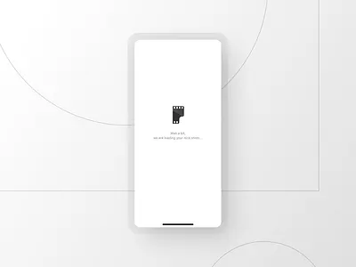 Afilmapp - Loader loading mobile app screen splashpage splashscreen ui design uiux uxui visual design