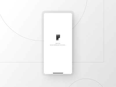 Afilmapp - Loader loading mobile app screen splashpage splashscreen ui design uiux uxui visual design