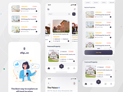 Minimo Real Estate App android app app design branding clean ui illustration ios app minimo mobile app ofspace ofspace agency property app real estate real estate agent real estate branding real estate logo ux ux design