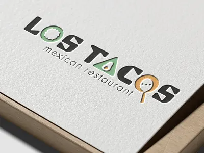 Logo for a Mexican Restaurant "Los Tacos" branding branding and identity business card design cafe branding cafe logo corporate identity logo logo design logodesign logodesigner lostacos mexicanlogo mexico mexico city restaurant branding restaurantlogo tacos tacoslogo