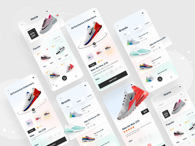 Shoe App Ui app design ecommerce ecommerce app ecommerce shoes ecommerce shop mobile app mobile app design mobile ui nike nike shoe app nike shoes rebook shoes app reebok reebok shoe shoes shoes app shoes store shopping symbol