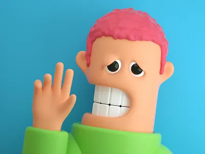 Hey 3d 3d art 3d artist c4d character cinema 4d design illustration low poly low poly art render