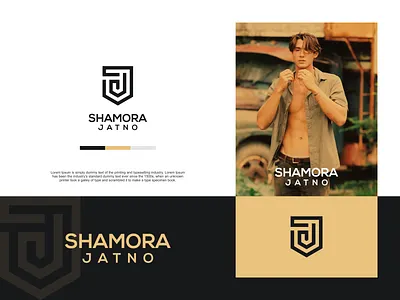 SJ monogram logo branding design elegant letter logo logodesign logos monogram logo simple vector